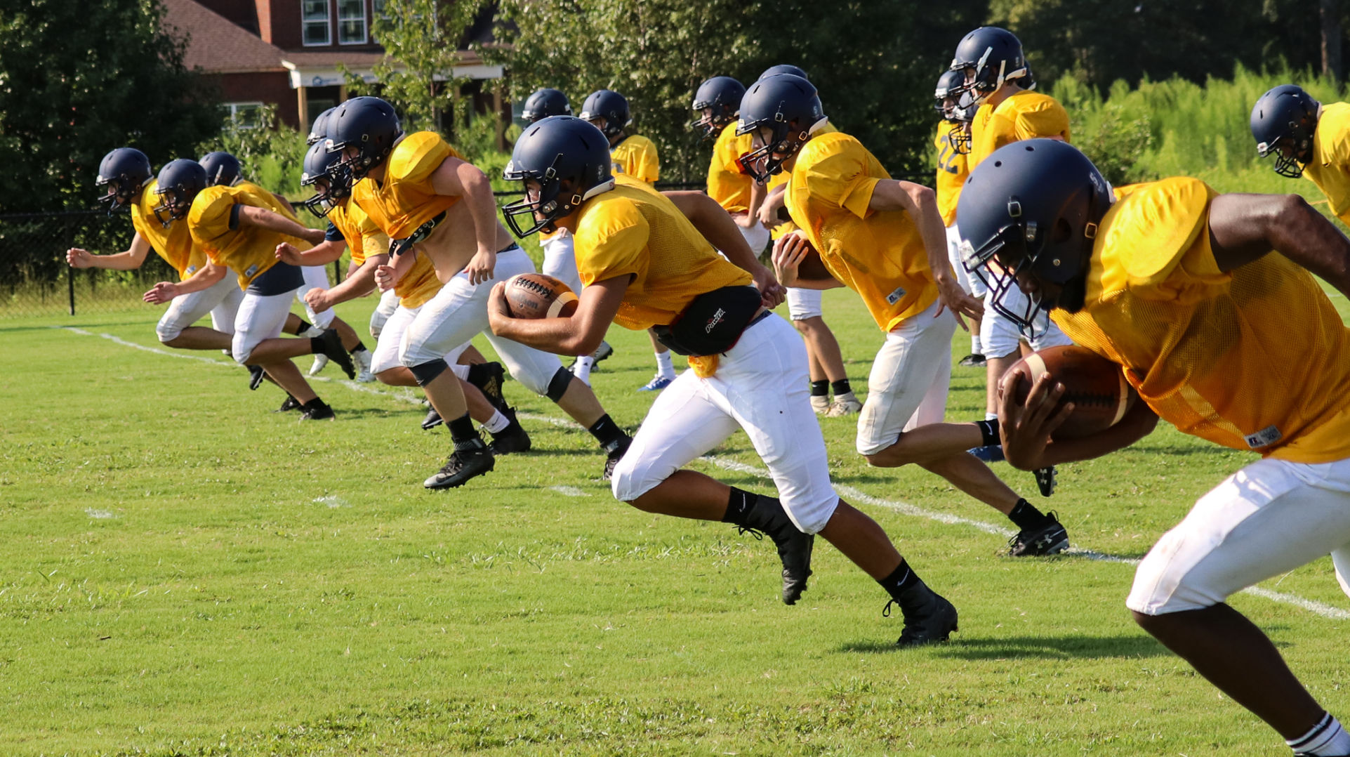 The King's Academy Football Practice